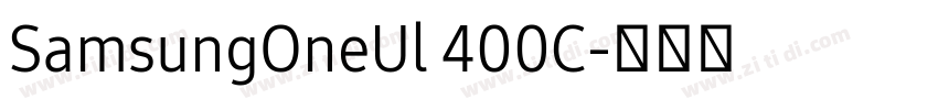 SamsungOneUl 400C字体转换